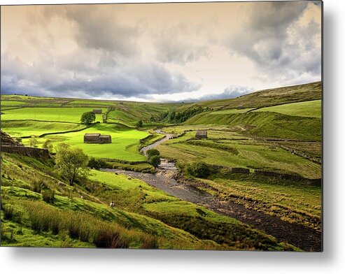 Agriculture Metal Print featuring the photograph Wensleydale Magic by Mark Egerton