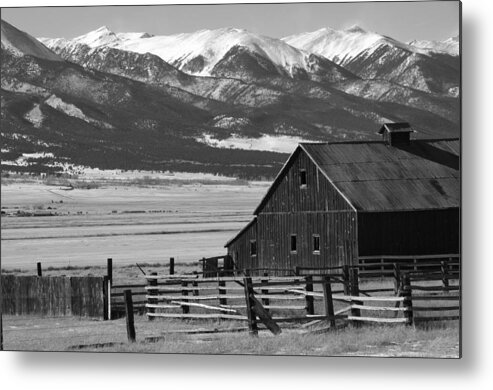 Barn Metal Print featuring the photograph Westcliffe Colorado by Jerry Mann