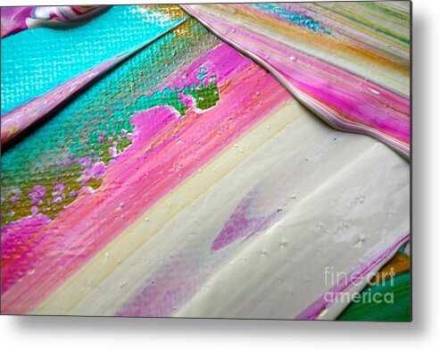  Metal Print featuring the painting Wet Paint 29 by Jacqueline Athmann