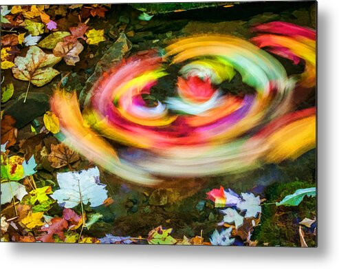 Whirlpool Metal Print featuring the photograph Whirlpool Great Smoky Mountain Painted by Rich Franco