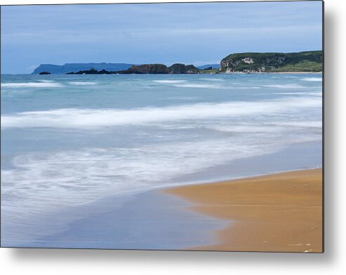 Ballintoy Metal Print featuring the photograph White Park Bay by David Taylor