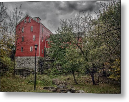 Buildings Metal Print featuring the photograph Williamsville Water Mill 7D08149hdr by Guy Whiteley