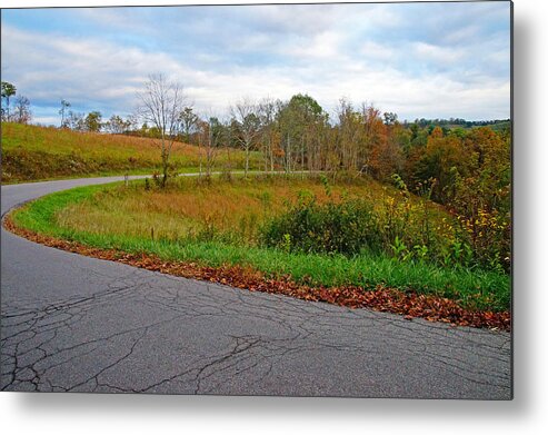 Winding Road Metal Print featuring the photograph Winding Road by Mike Murdock