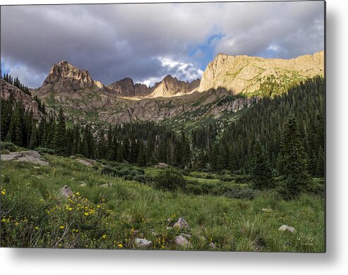 Windom Metal Print featuring the photograph Windom Massif by Aaron Spong
