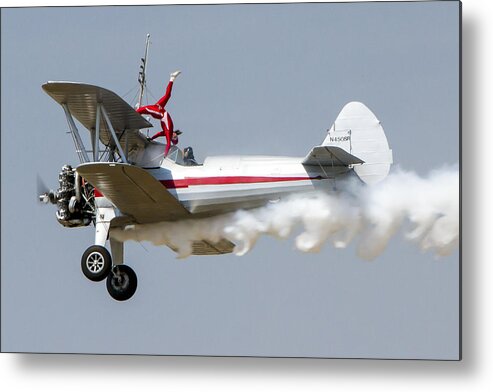 Aviation Metal Print featuring the photograph Wing Walker 2 by Jim Moss