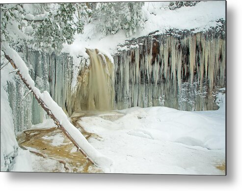 Winter Metal Print featuring the photograph Winter on Carpenter Creek by Gary McCormick