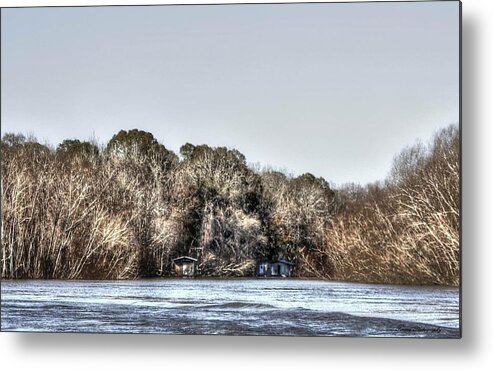 Apalachicola River Metal Print featuring the photograph Winter River by Debra Forand