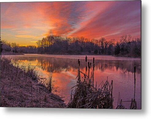 Kentucky Metal Print featuring the photograph Winter sunrise by Ulrich Burkhalter