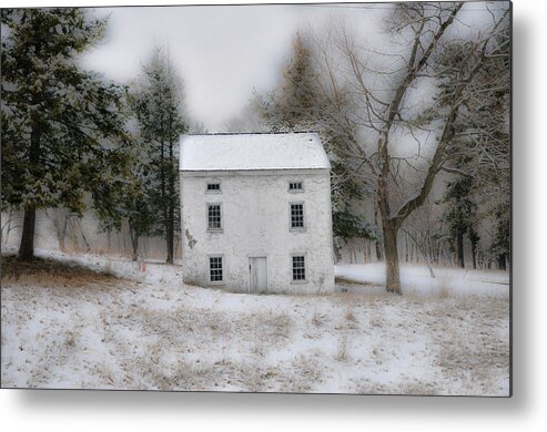 Wintertime Metal Print featuring the photograph Wintertime in Valley Forge by Bill Cannon