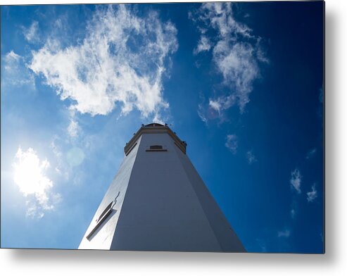 Ocean Metal Print featuring the photograph Withernsea Lighthouse by Scott Lyons