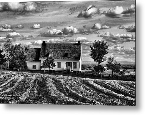 House Metal Print featuring the photograph Woodcut by Aleksander Rotner