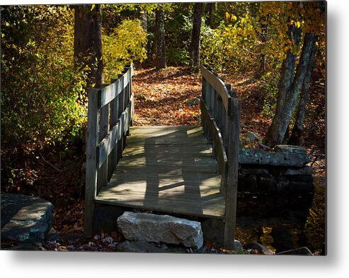Sawmill Metal Print featuring the photograph Wooden Bridge - Ledyard Sawmill by Kirkodd Photography Of New England
