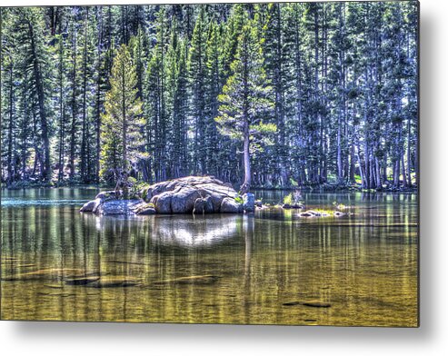 Woods Lake Metal Print featuring the photograph Woods Lake 1 by SC Heffner