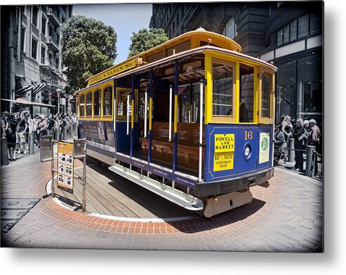 Cable Car Metal Print featuring the photograph World Famous by Kelley King