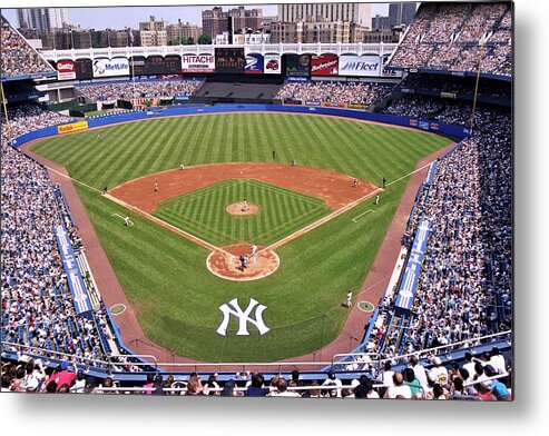 Yankee Stadium Metal Print featuring the photograph Yankee Stadium by Allen Beatty