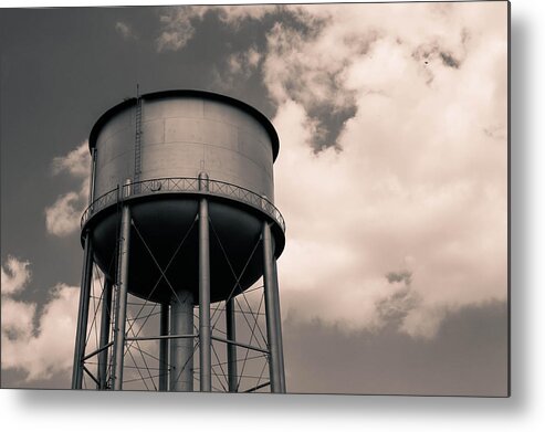 Sky Metal Print featuring the photograph Yet Another Water Tower by Hillis Creative