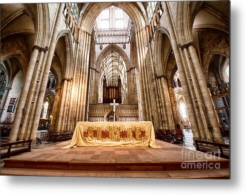 Cathedral Metal Print featuring the photograph York Minster IIII by Jack Torcello