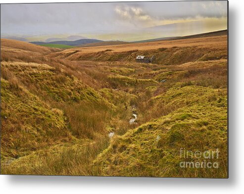 Yorkshire Metal Print featuring the photograph Yorkshire Dales Moorland by Martyn Arnold