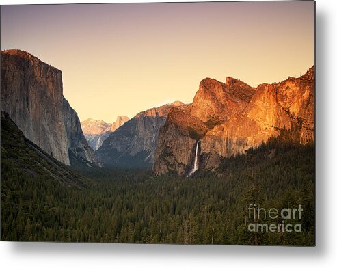 Yosemite Metal Print featuring the photograph Yosemite Valley Sunset by Jane Rix
