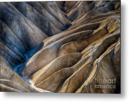 Death Valley Metal Print featuring the photograph Zabriskie Point by Jennifer Magallon