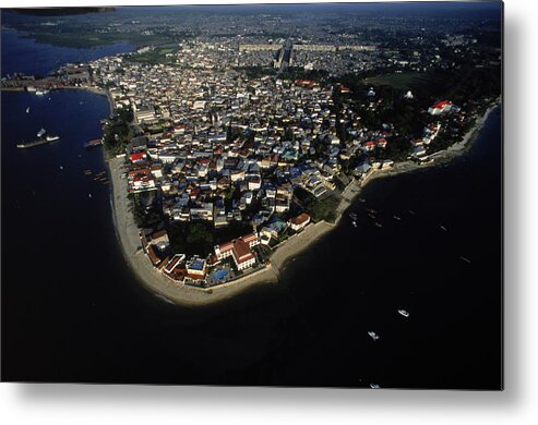 Aerial Metal Print featuring the photograph Zanzibar From The Air by Robert Caputo