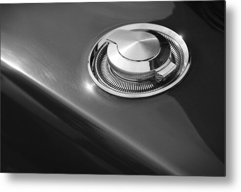 1966 Metal Print featuring the photograph 1968 Dodge Charger Fuel Cap by Gordon Dean II
