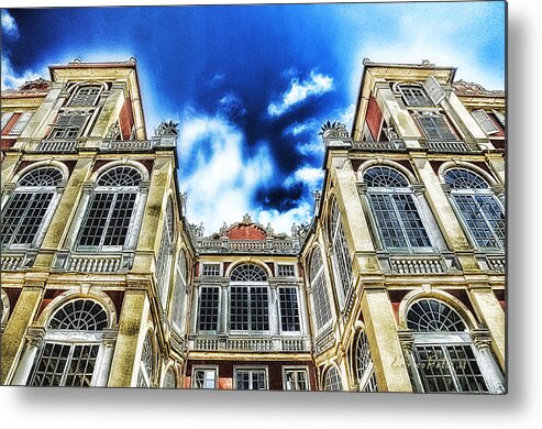 Palazzo Reale Metal Print featuring the photograph GENOVA Palazzo Reale - Royal Palace of Palazzo dei Rolli #1 by Enrico Pelos