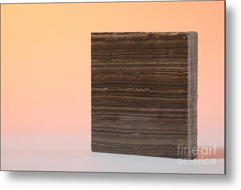 Marron Grecale Metal Print featuring the photograph Marron Grecale Marble #1 by Photo Researchers, Inc.