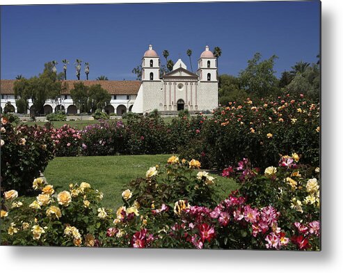 California Metal Print featuring the photograph Queen of the Spanish Missions #1 by Michele Burgess