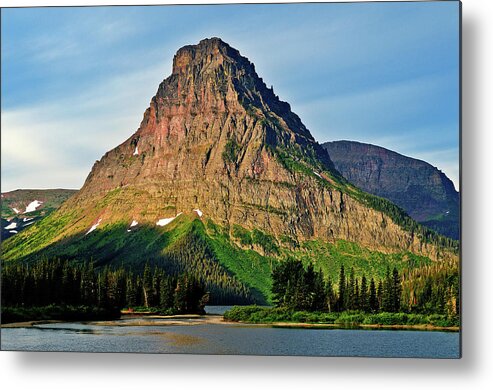 Sinopah Mountain Metal Print featuring the photograph Sinopah Mountain by Greg Norrell