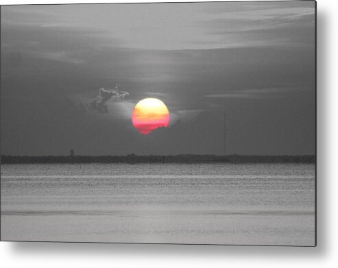 Sunset Metal Print featuring the photograph Sunset Selective Coloring #1 by Jeanne Andrews
