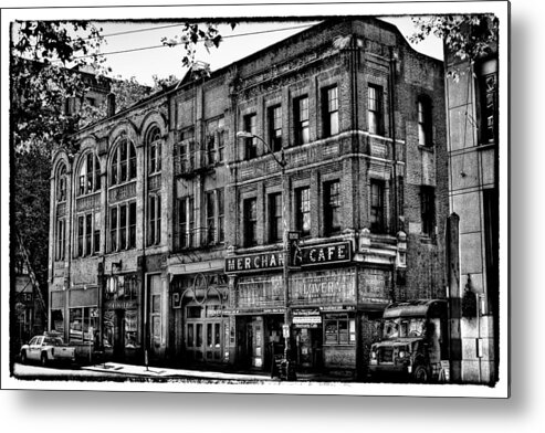Seattle Metal Print featuring the photograph The Merchant Cafe - Seattle Washington #1 by David Patterson