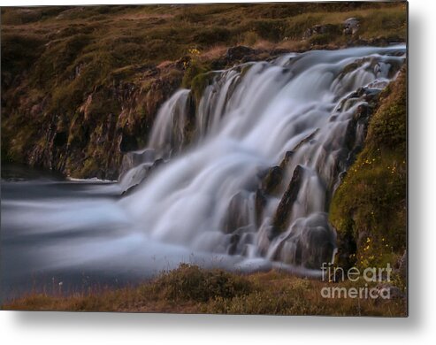 Waterfall Metal Print featuring the photograph Waterfall #18 by Jorgen Norgaard