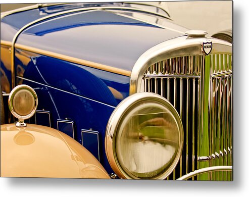 1931 Mercer Prototype Merrimac Raceabout Convertible Coupe Metal Print featuring the photograph 1931 Mercer Prototype Merrimac Raceabout Convertible Coupe by Jill Reger