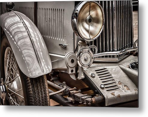 Automobiles Metal Print featuring the photograph 1935 Aston Martin by James Woody