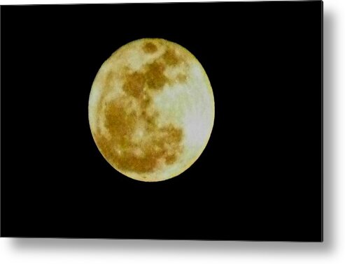 Moon Metal Print featuring the photograph 2011 Full Moon by Maria Urso