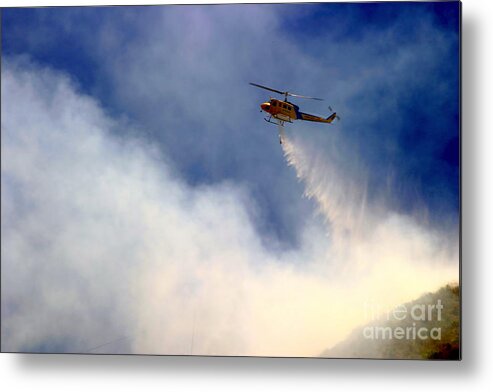 Ash Metal Print featuring the photograph Barnett Fire #23 by Henrik Lehnerer