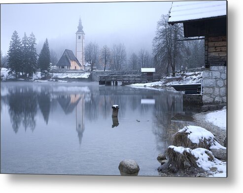 Bohinj Metal Print featuring the photograph First dawn #3 by Ian Middleton
