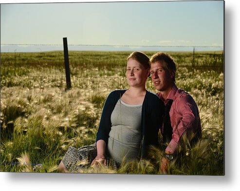  Metal Print featuring the photograph Courtney And Travis #4 by Edward Kovalsky