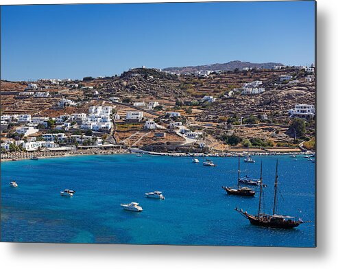 Aegean Metal Print featuring the photograph Mykonos - Greece #5 by Constantinos Iliopoulos