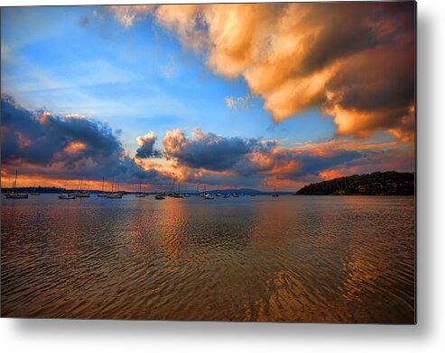 Sunset Metal Print featuring the photograph Ambers Sunset by Paul Svensen