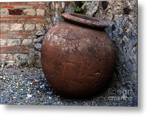 Pompeii Metal Print featuring the photograph Ancient Relics Of Pompeii by Bob Christopher