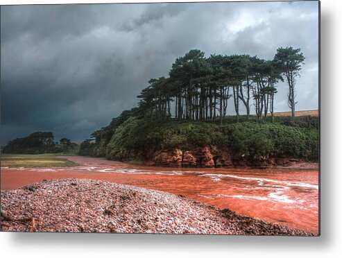 Storm Metal Print featuring the photograph Approaching Storm by Shirley Mitchell