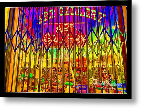 Art Gallery Metal Print featuring the photograph Art Gallery by Linda Constant