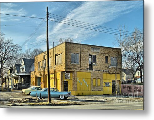 Classic Car Metal Print featuring the photograph At The Car Wash by Terry Doyle
