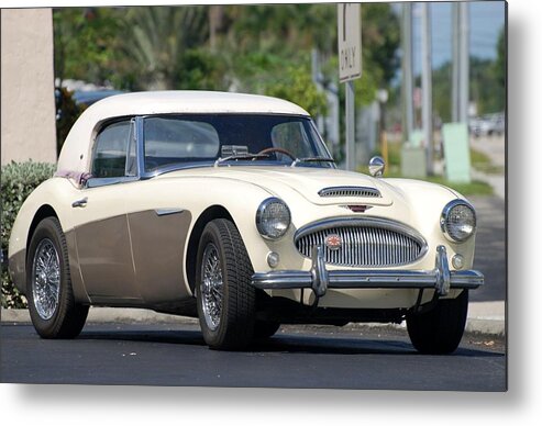 1960 Metal Print featuring the photograph Austin Healey by Rob Hans