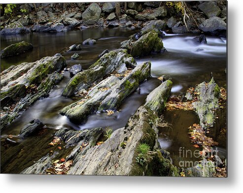 Smoky Mountains Metal Print featuring the photograph Autumn Stream 2 by Dennis Hedberg