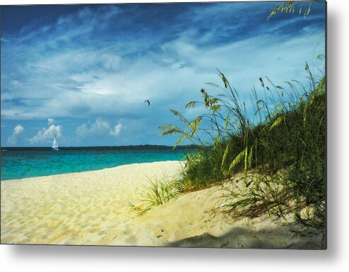 Tropical Metal Print featuring the photograph Bahamas Afternoon by Deborah Smith