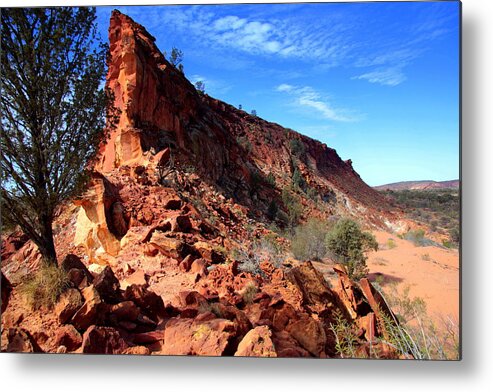 Rainbow Metal Print featuring the photograph Behind Rainbow Valley by Paul Svensen