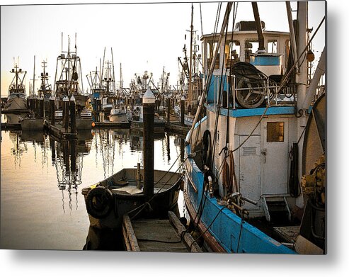 Bellingham Bay Metal Print featuring the photograph Bellingham Fishing Boats by Craig Perry-Ollila